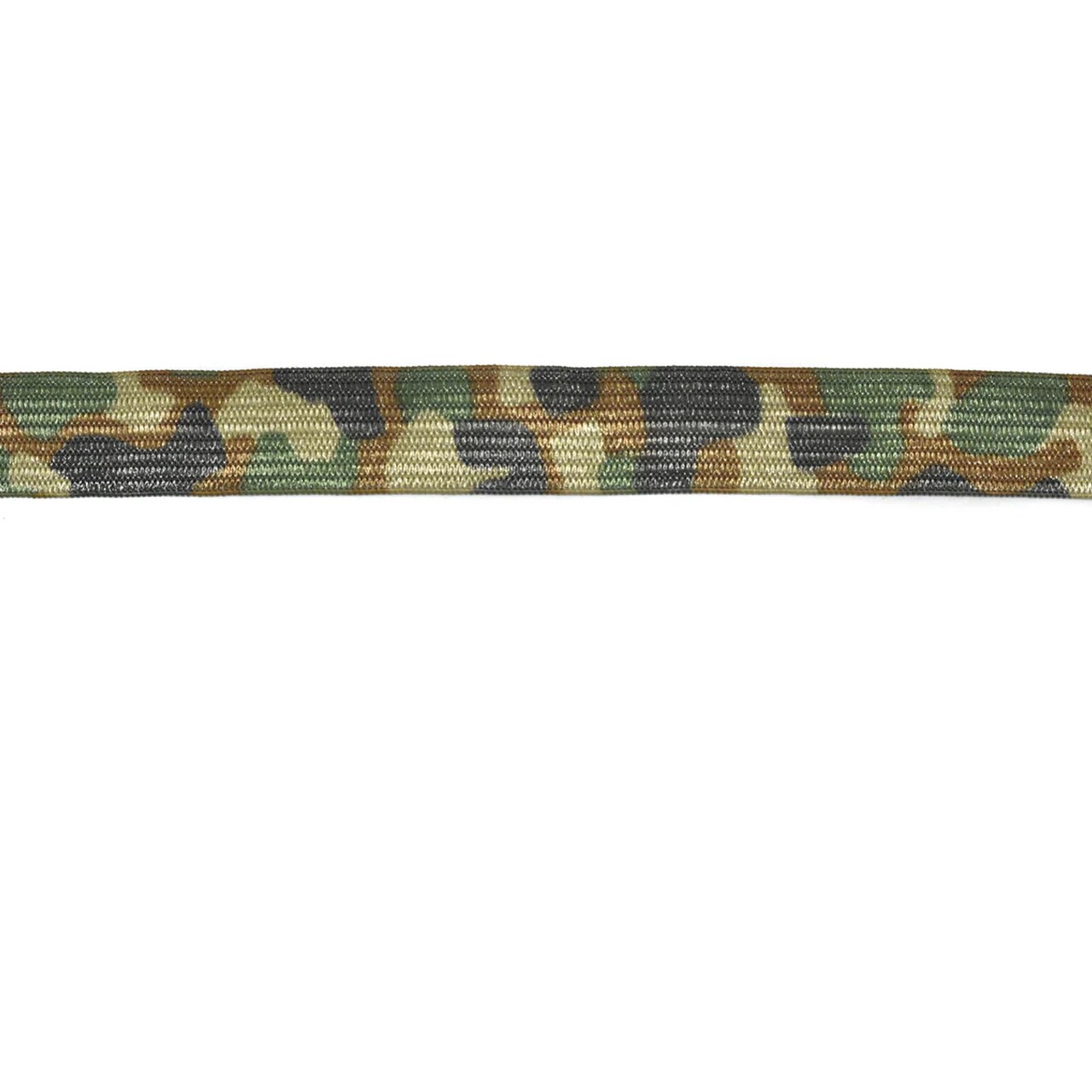 1 Yard Army/Camo Print Elastic 0.63 Inch for DIY Projects and Fashion Accessories